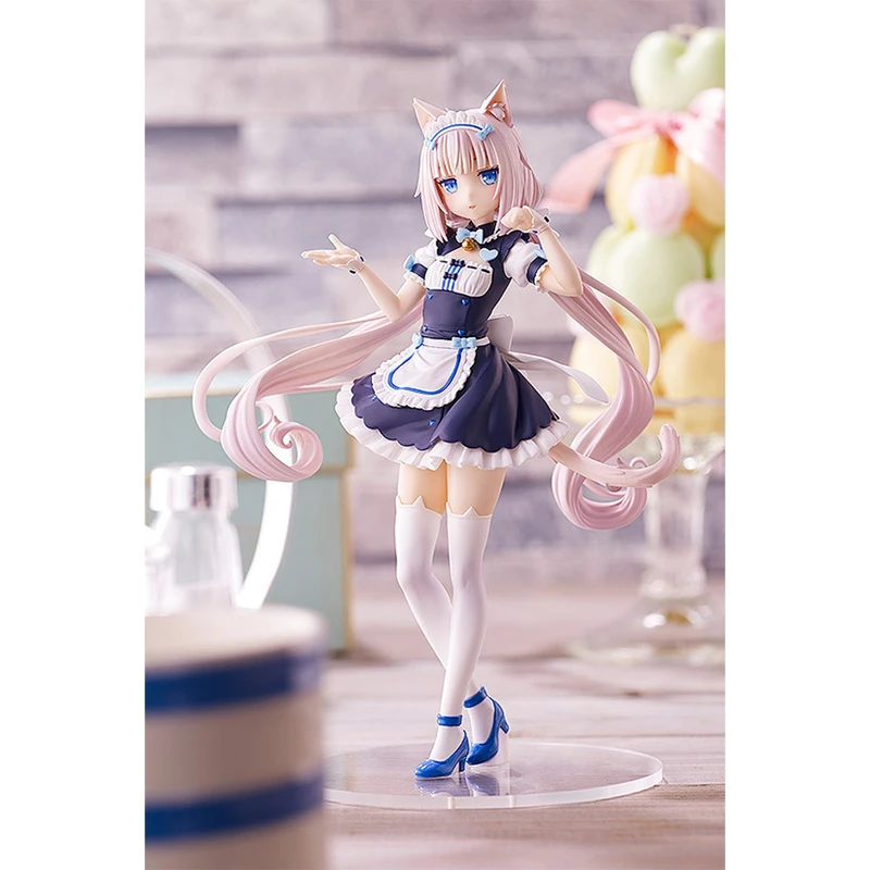 In Stock 20cm Nekopara Anime Peripheral Figure Chocolate Vanilla Beautiful Girl Model Vehicle Decoration Toys Gifts Figure