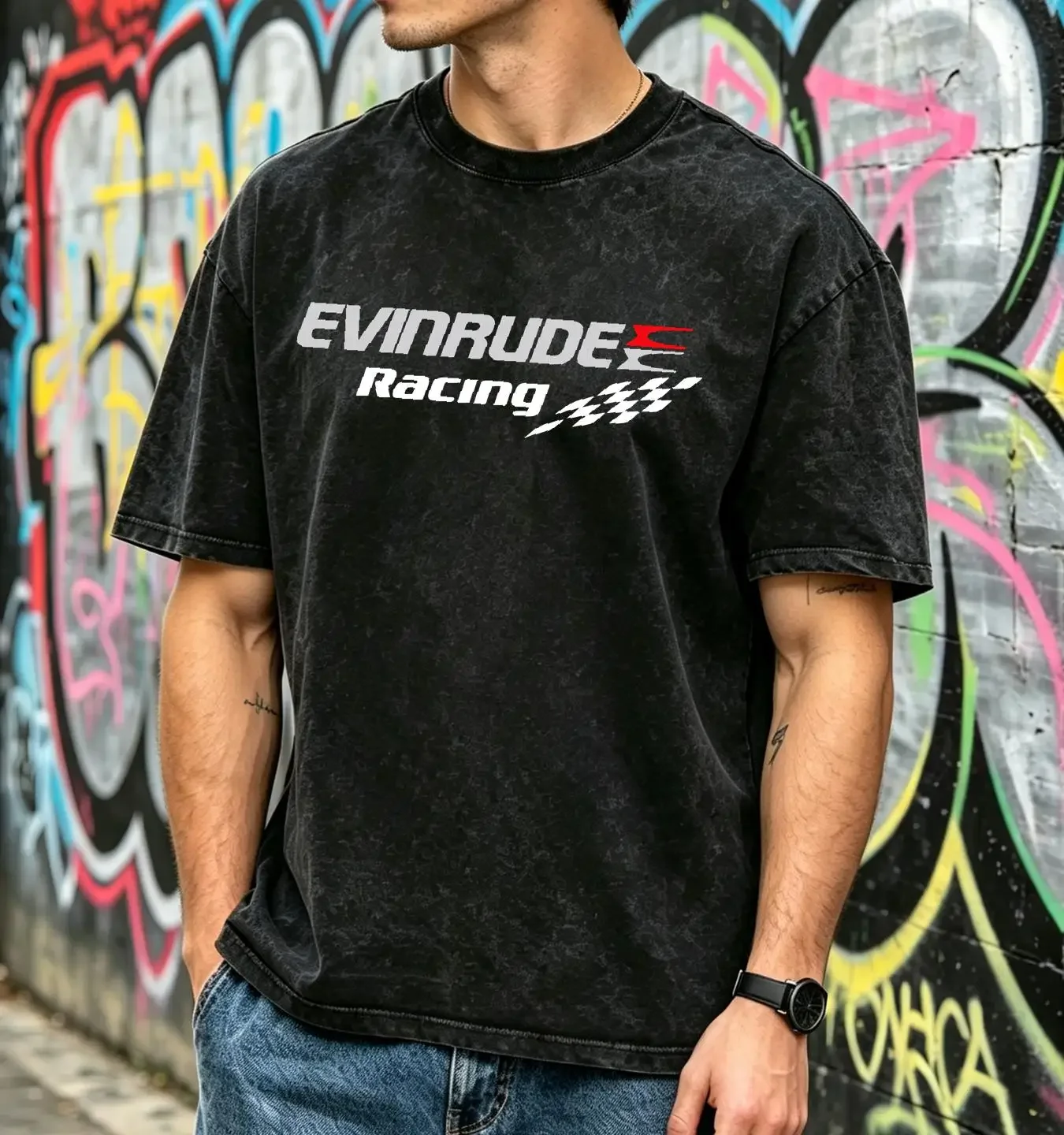 washed T Shirt NEW EVINRUDE OUTBOARD E TEC MOTORS ENGINES US ALL SIZE vintage Washed Soft Stylish Comfortable Unisex Slightly