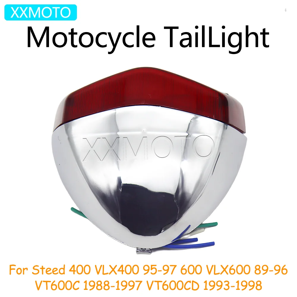 

Для Honda Steed 400 VLX400 95-97 600 VLX600 89-96 VT600C 88-97 VT600CD 93-98 задний стоп-сигнал мотоцикла, индикатор заднего стоп-сигнала