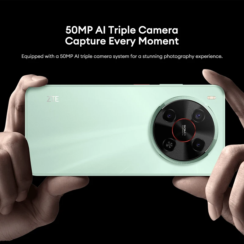 Nubia V70 Max Versione globale Telefono cellulare Fotocamera da 50 MP Display da 6,9 ''HD + 120 Hz Batteria da 6000 mAh Unisoc T7200 Telefono NFC octa-core