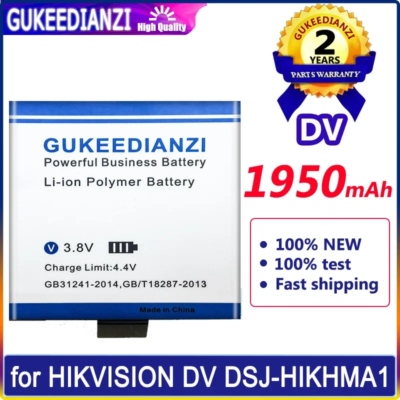 

Аккумулятор GUKEEDIANZI 1950mAh для HIKVISION DSJ-HIKHMA1 CZJZ (B) DV Bateria