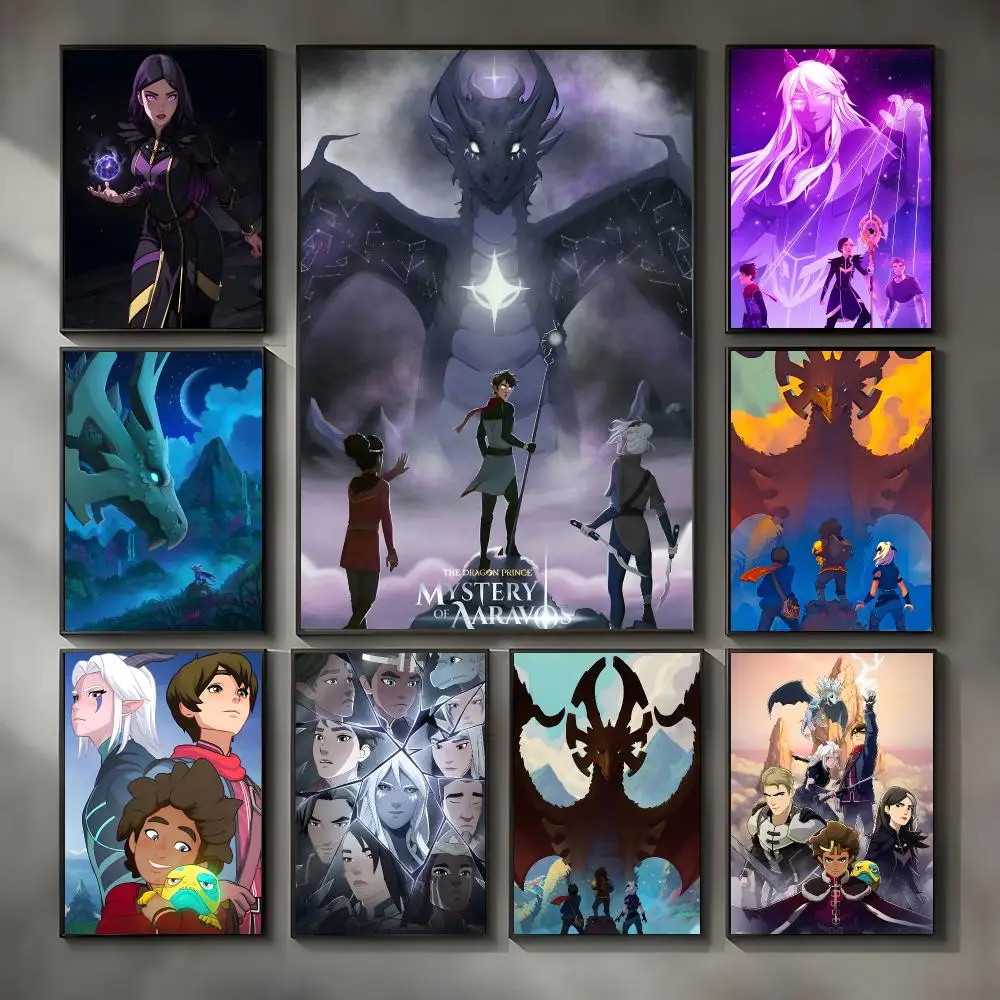 Anime Fantasy Adventure T-The Dragon P-Prince Poster Modern Interior Wall Decor & Trendy Home Highlights