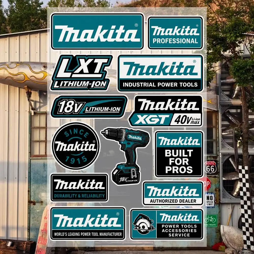 MA-kitA- Aesthetic Graffiti Waterproof PVC Stickers for Car Motorcycle Skateboard Helmet Notebook