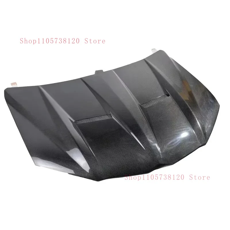 High Quality Dry Carbon Fiber TC Style Front Engine Hood Peormance SUV + Gloss Easy Installation Exterior Parts