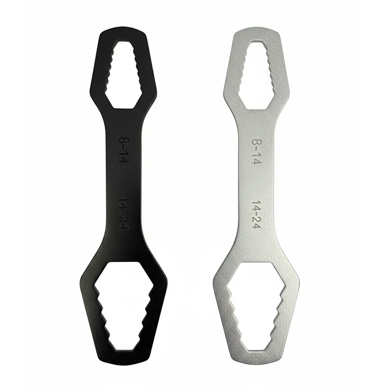 1PC Multi Functional Wrench With Adjustable Self Tightening Double Head Wrench Convenient Tool For Cars Bicycles Homes
