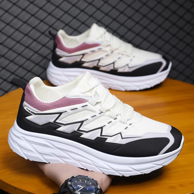 SYTK Outdoor Mountaineering Sports Shoes Breathable, Cushioned, Sports, Casual Running Shoes Popcorn Sole Ultra Light Dad Shoes image 2