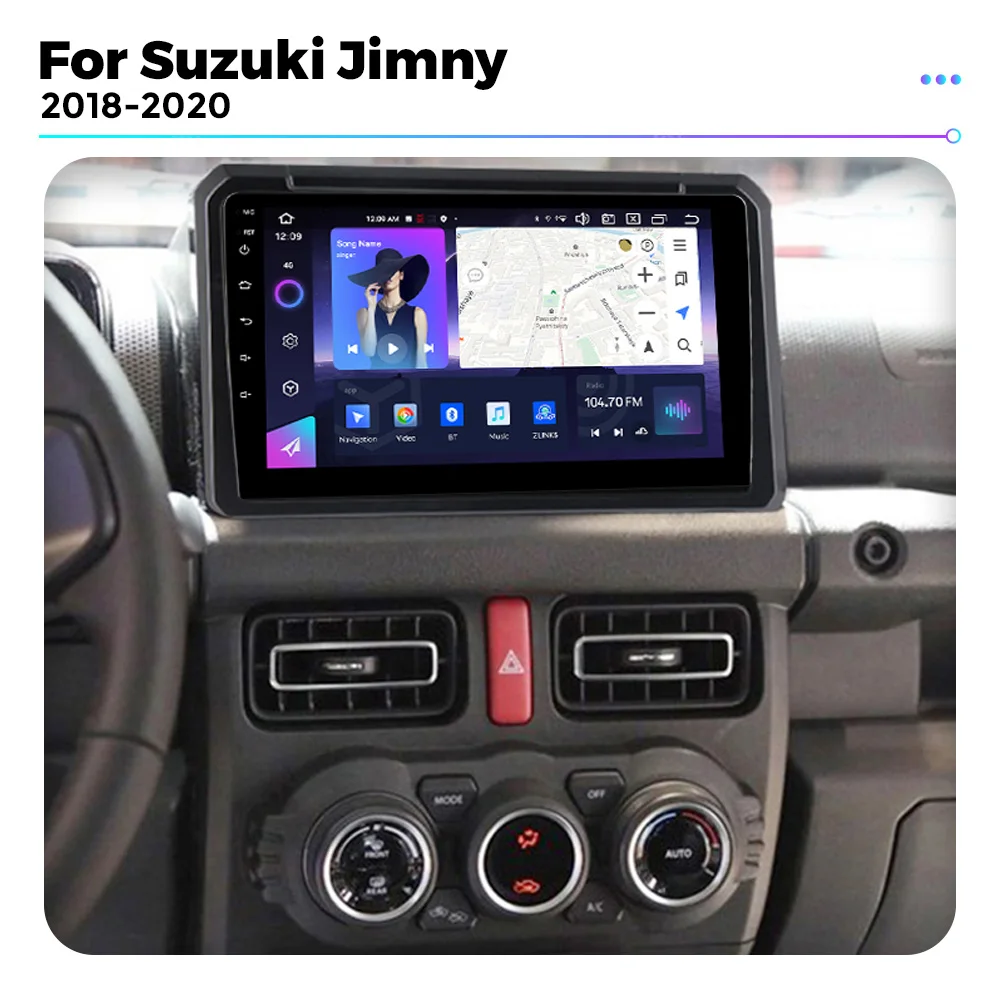 Navifly android radio samochodowe 8-rdzeniowy samochodowy odtwarzacz stereo Do Suzuki Jimny JB64 2018 2019 2020 autoradio android carplay 2din DVD