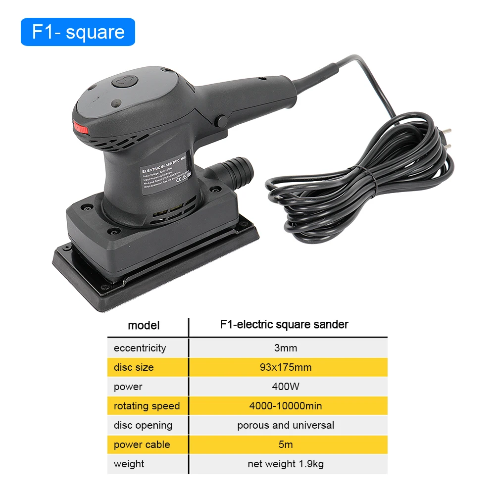 Lijadora Orbital Eléctrica de - Woodworking Machines reseña y precio