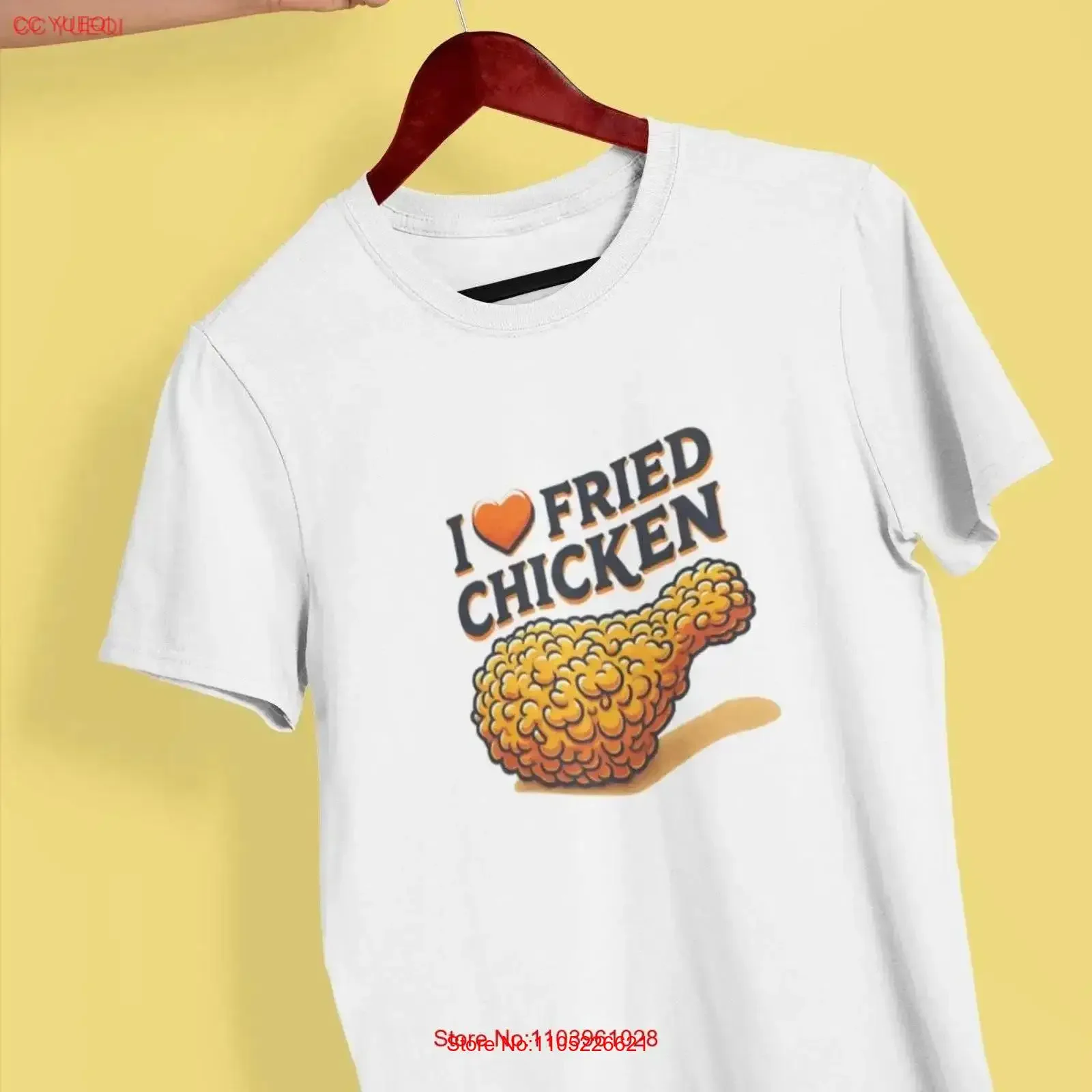 Crispy Fried Chicken T Shirt Snack Food Crunchy Meat Top Foodie Funny vintage Washed Unisex Slightly graphic homme