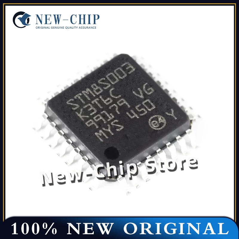 

2PCS-50PCS/LOT STM8S003K3T6C STM8S003 LQFP-32 16MHz/8KB Flash 8-bit microcontroller -MCU NEW ORIGINAL