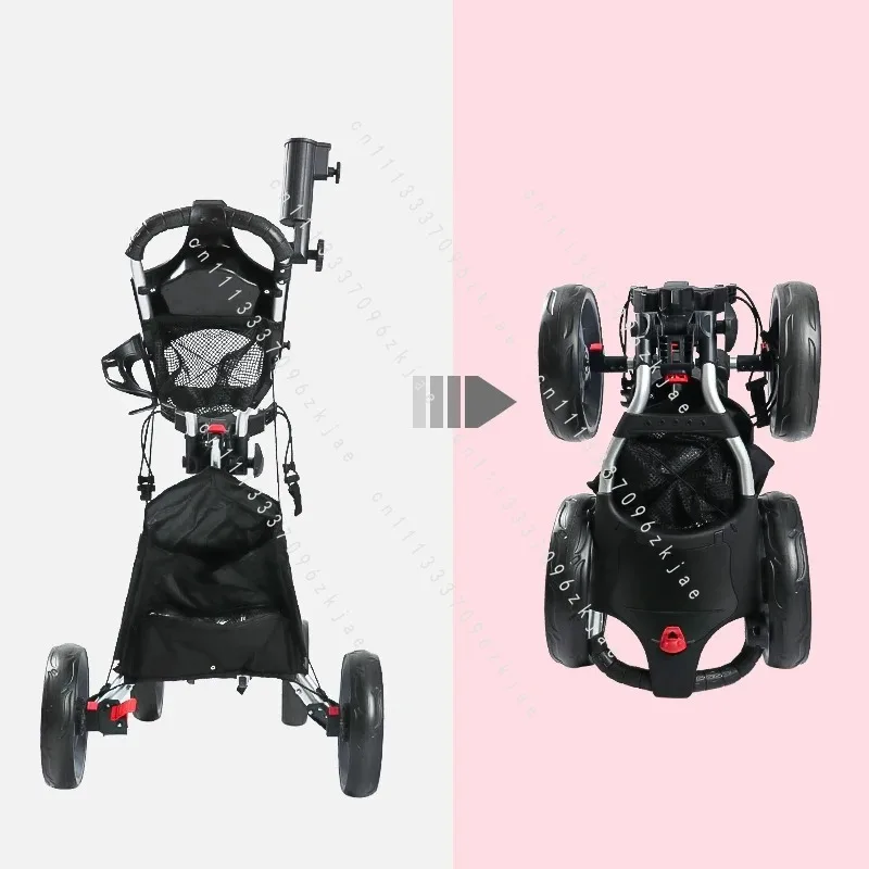 Golf Handcart Foldable Hot Selling Golf Hand Push Ball Charter Golf Artifact