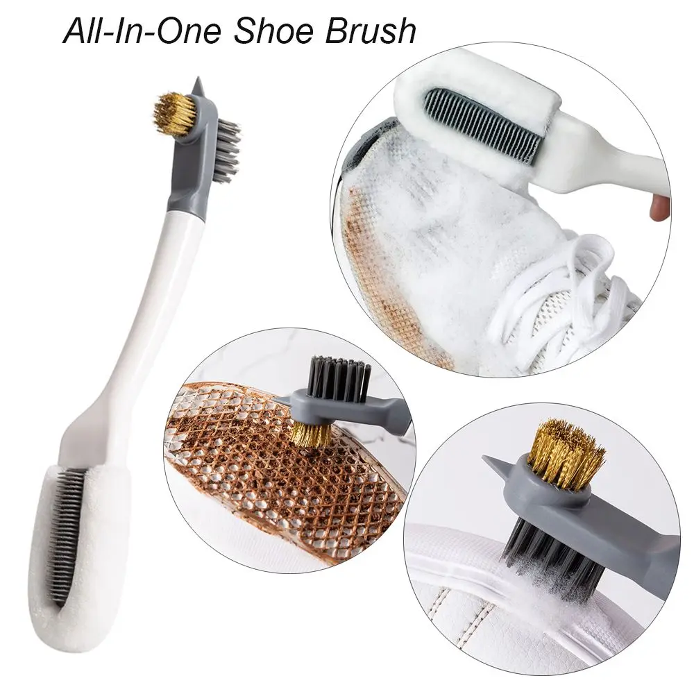 Multi-functional Multi-Effect Professional Washing Shoe Tool Shoes Cleaner Cleaning Sneakers All-In-One Shoe Brush