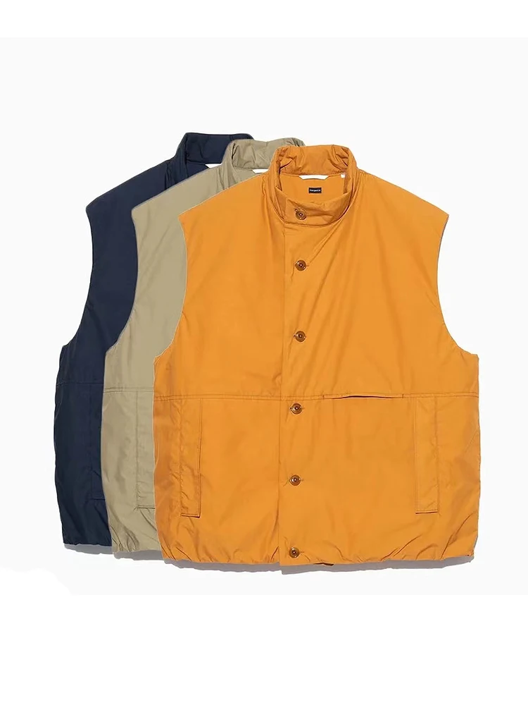 

24AW Autumn Winter Men's Outdoor Functional Waterproof Thickened Loose and Warm Standing Collar Cotton Vest Clothing