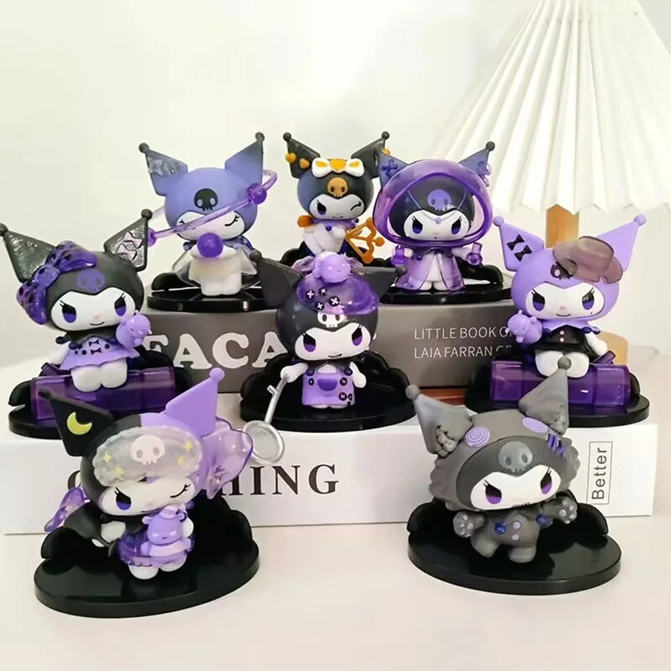 Sanrio Blind Box Cartoon Kuromi Doll Lucky Divination Anime Series Action Figure Model Doll Child Toy Desktop Decor Gifts view 4