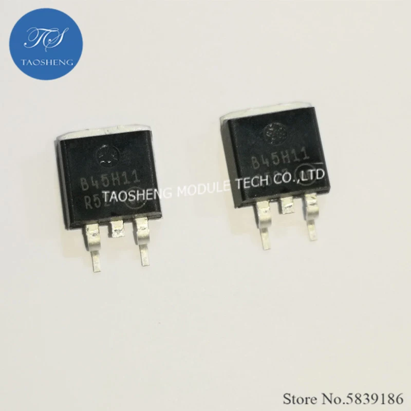 1PCS 100% New&Original  MJB45H11T4 MJB45H11 45H11 10A80V NPN TO-263【TAOSHENG】MODULE #TS10125