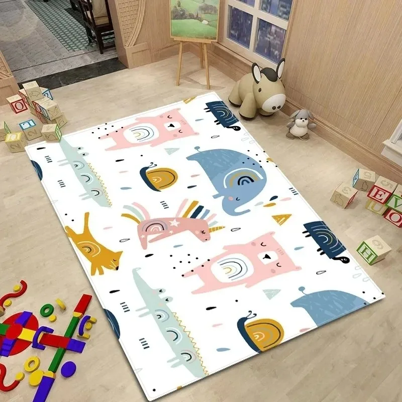 Cartoon Animal Pattern Floor Mat Door Front Decoration Home Living Room Floor Mat