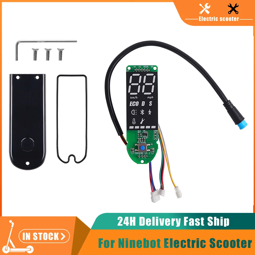 Circuit Board BT Digital Display Dashboard with Display Panel Cover For Ninebot MAX G30 Electric Scooter Control Board Case Part