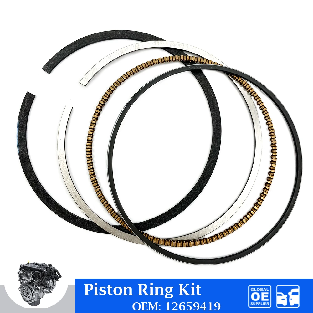 

Engine STD Piston Ring Set For Buick New LaCrosse Regal 2.4 LE5 Chevrolet Equinox Auto Parts Car Accessories 12659419 12631103