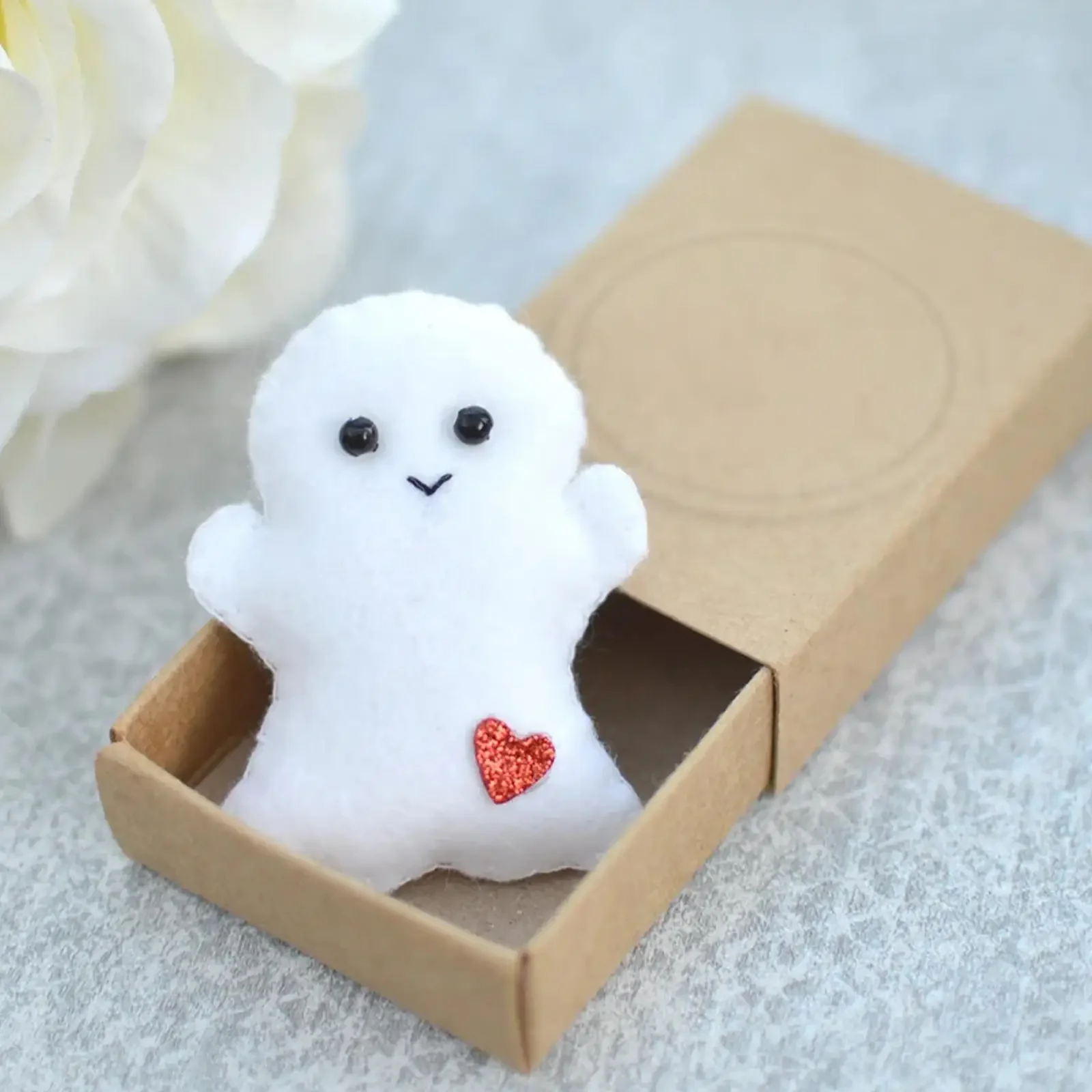 

Christmas Cute Ghost Matchbox Gift New Desktop Ornament You're My Boo Ideas Decorative Box Halloween Greeting Card Gifts Party