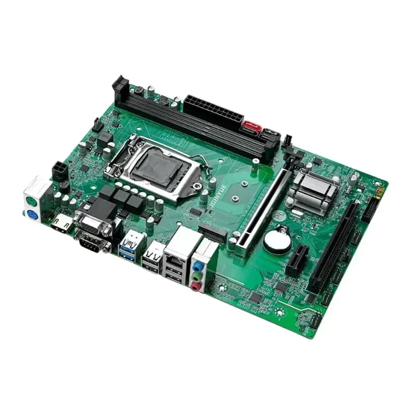 for Industry Industrial Control Main Board 6 COM LPT Video Pins Dual Gigabit Support for 6/7/8/9 Processor