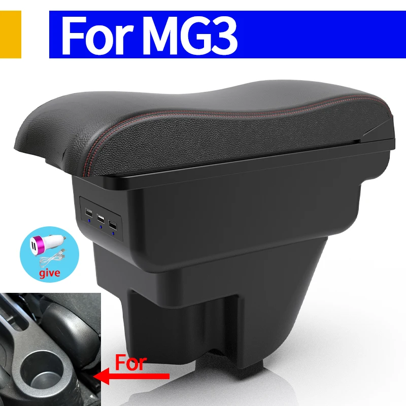 

For Morris Garages MG3 car armrest box MG3 center console modification multi-function double-layer storage interior accessories