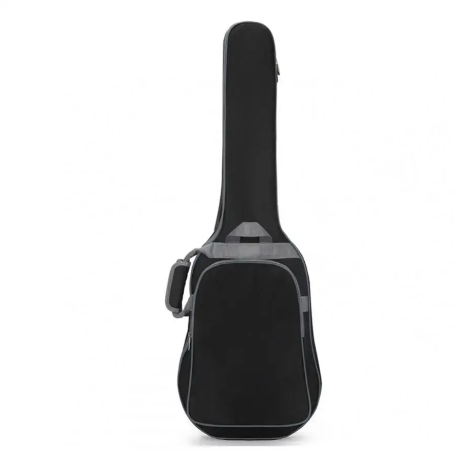 Tecido Oxford café guitarra elétrica caso, Gig sacos, alças duplas almofada, mochila de algodão grosso, 101x33x6cm, 8mm