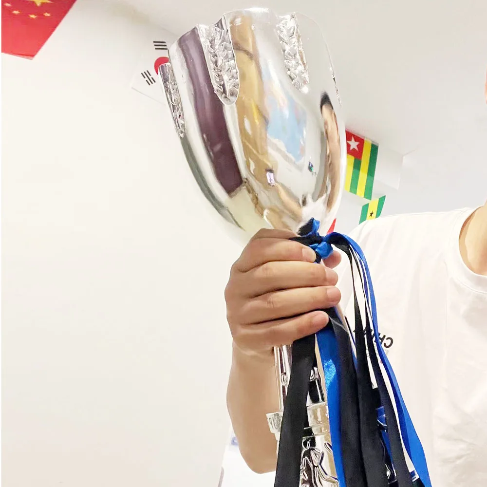 Italian Super Coppa Champions Trophy 40cm - 1:1 Replica Fan Souvenir for Sports Enthusiasts