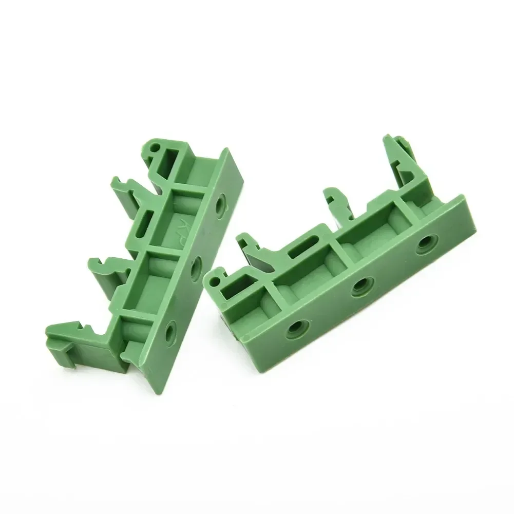 10 Uds DRG-01 PCB DIN 35 adaptador de carril placa de circuito soporte de montaje multiherramientas accesorios de plástico