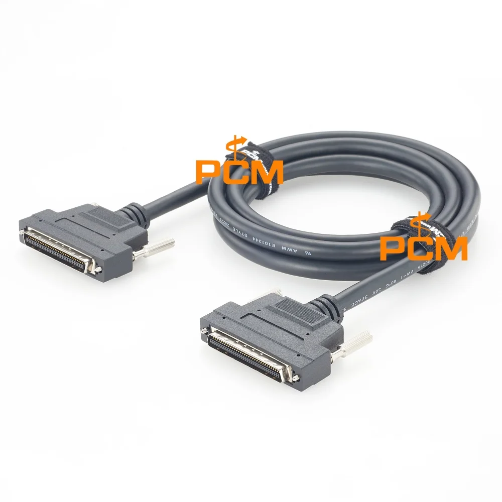 HPCN68 68Pin To HPCN68 68Pin Cable High Density SCSI Signal Cable Shielded Data Wire For Industrial Automation Equipment