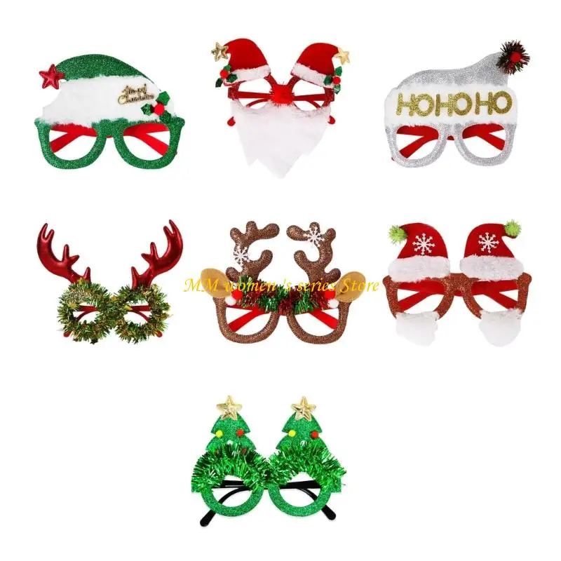 Q39C Festive Party Eyewear Plastic Frame Decoration Glasses Reusable
