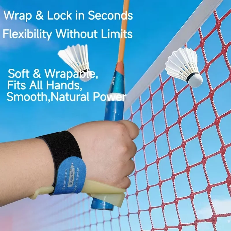 Precise Fore,Precise Shots Badminton Wrist Surpport Trainer Stabilizes Your Wrist,Cutting Injury Risks Soft & Easy to Wrap