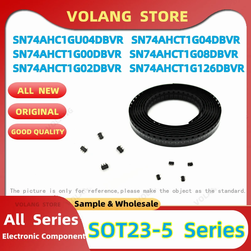 

10 шт./лот SN74AHC1GU04DBVR новый SN74AHCT1G04DBVR SN74AHCT1G00DBVR SN74AHCT1G08DBVR SN74AHCT1G02DBVR SN74AHCT1G126DBVR SOT-23-5