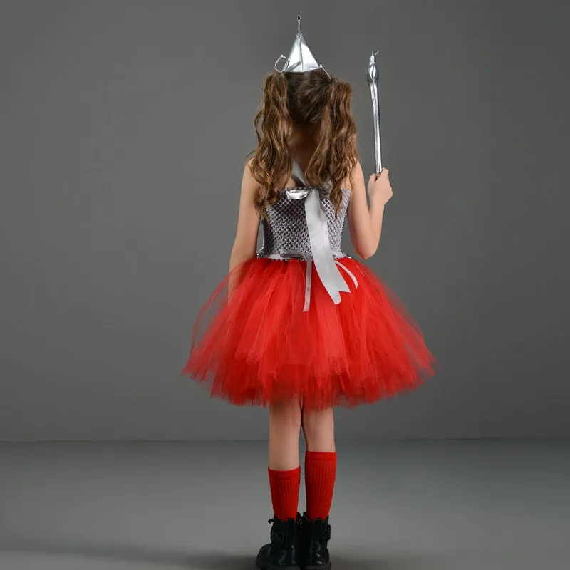 Theeper Halloween Fluffy Tutu Dress Stage Performance Outfit Fancy Gown Carnival Party Pageant Soft Cute Princess Formal Costume