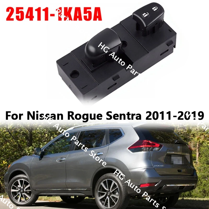 

For Nissan Rogue Sentra 2011-2019 254111KA5A DWS1689 SW10351 254111KA0A Glass Lifter Switch Powered Windows Button Switch