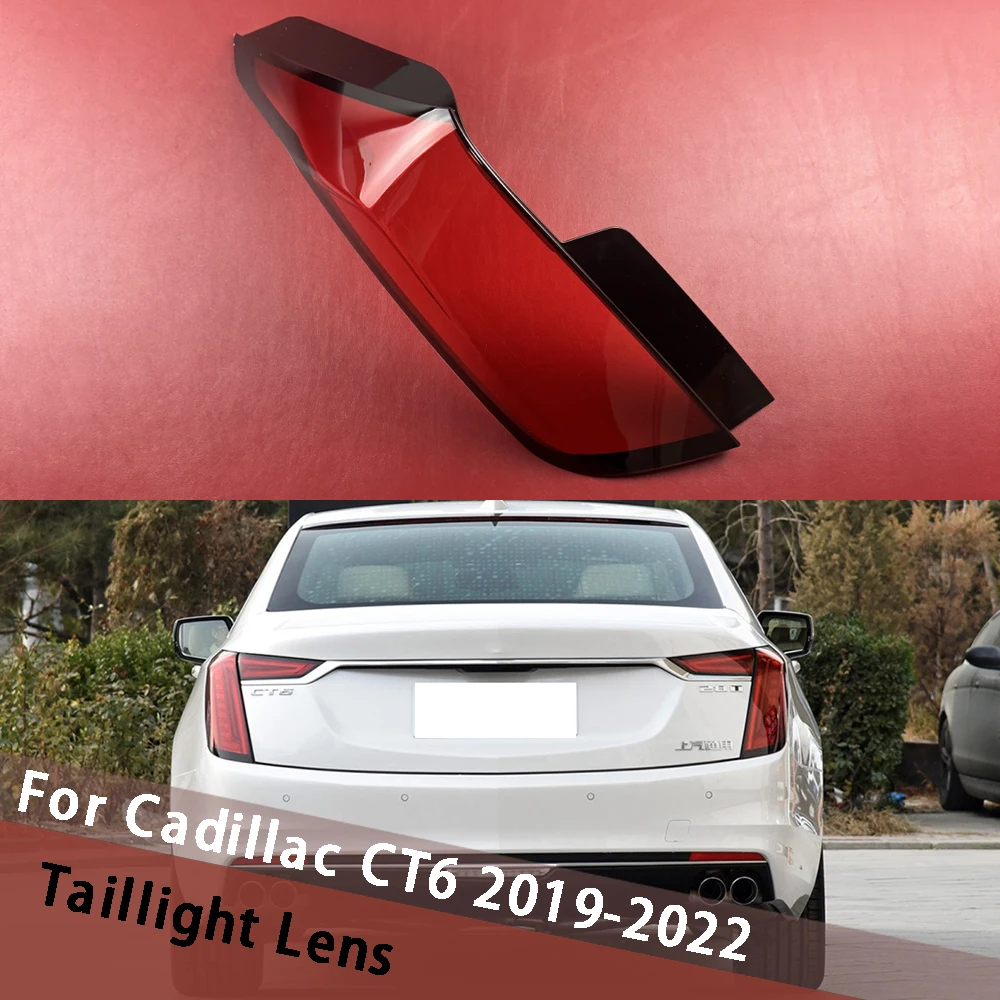 

For Cadillac CT6 2019-2022 Outside Car Taillamp Housing Transparent Cover Taillight Shell Lens Replace Original Lampshade