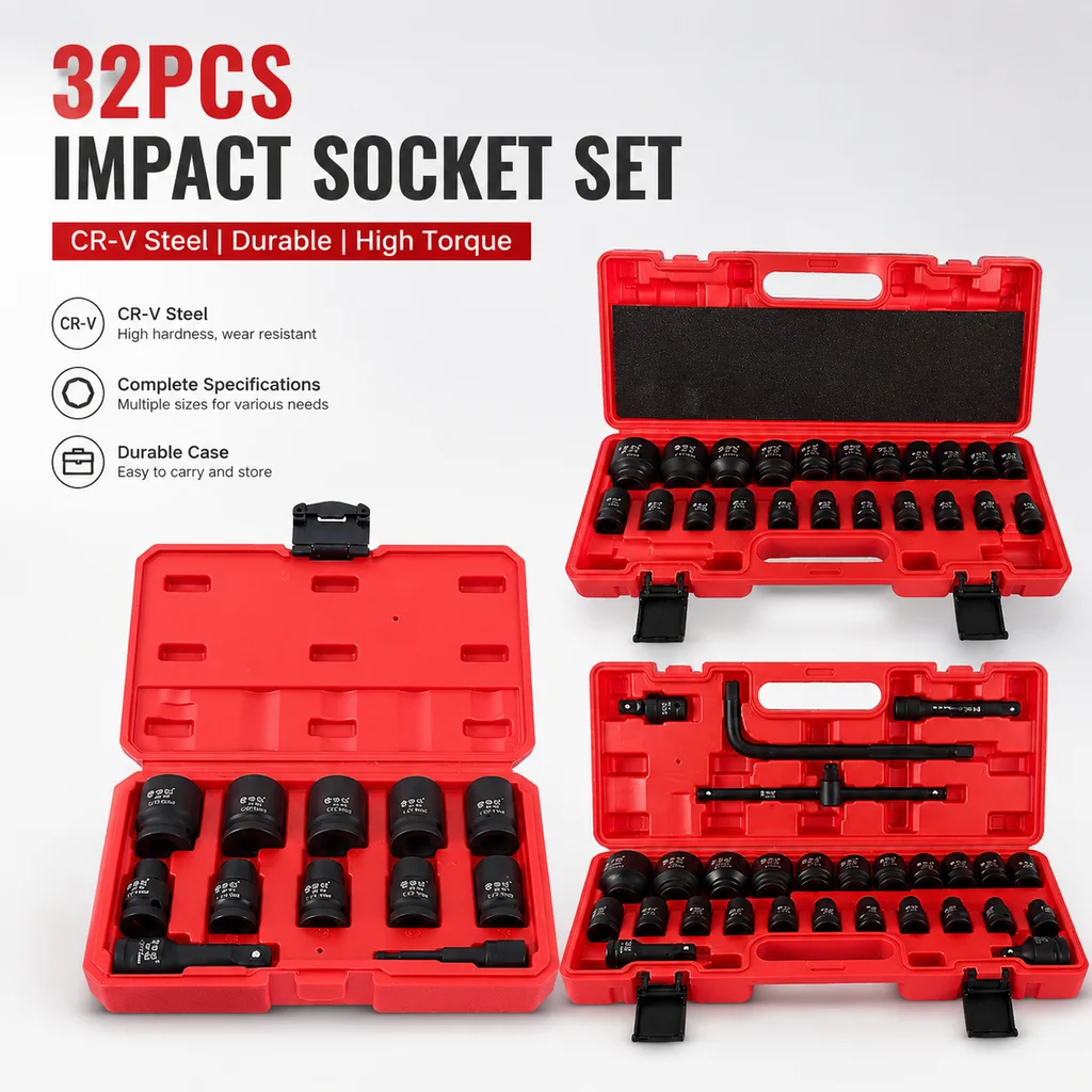 Bossa Lamberga Impact Socket Set – 1/4