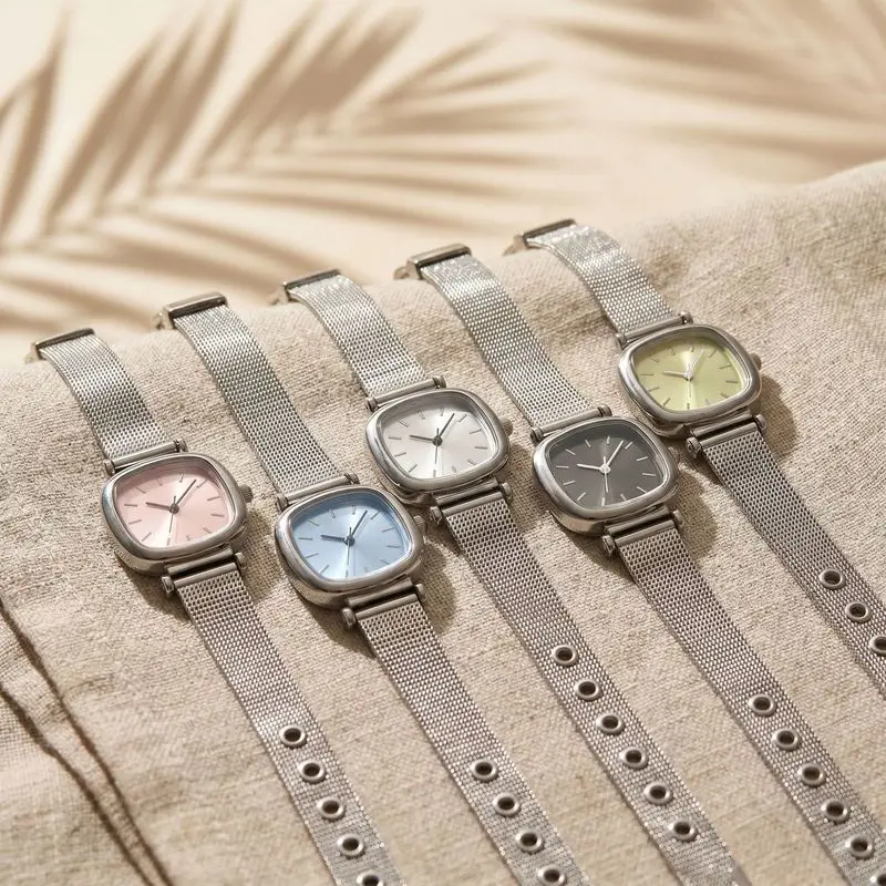 Fashion High End Quartz Women's Watch Compact Exquisite Elegant Mesh Strap Ladies Watch For Daily Work Party Dating Girl Gifts