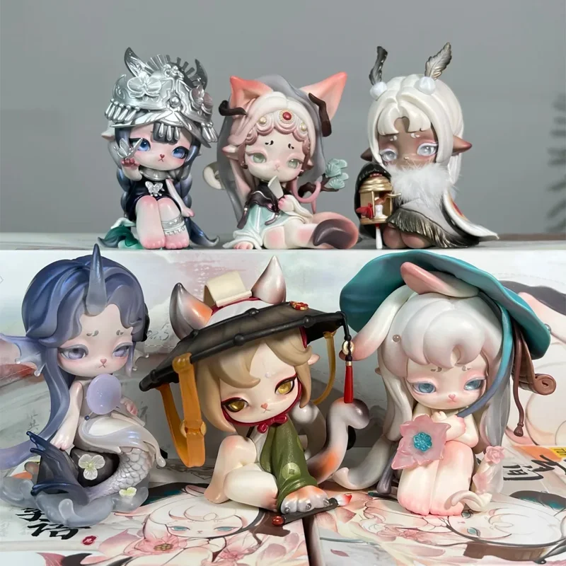 

Ninimo Seasonal Whisperin the Clouds Series Blind Box Mystery Box Caixa Caja Dolls Gift Desktop Ornament Anime Figure Toys