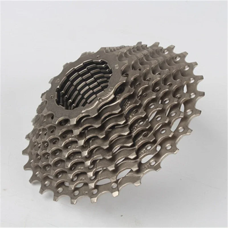 

SUNSHINE 10 Speed Cassette Freewheel Road Bicycle Free Wheel 11-28T Flywheel High Tension Steel Nichrome Silver Bike Parts