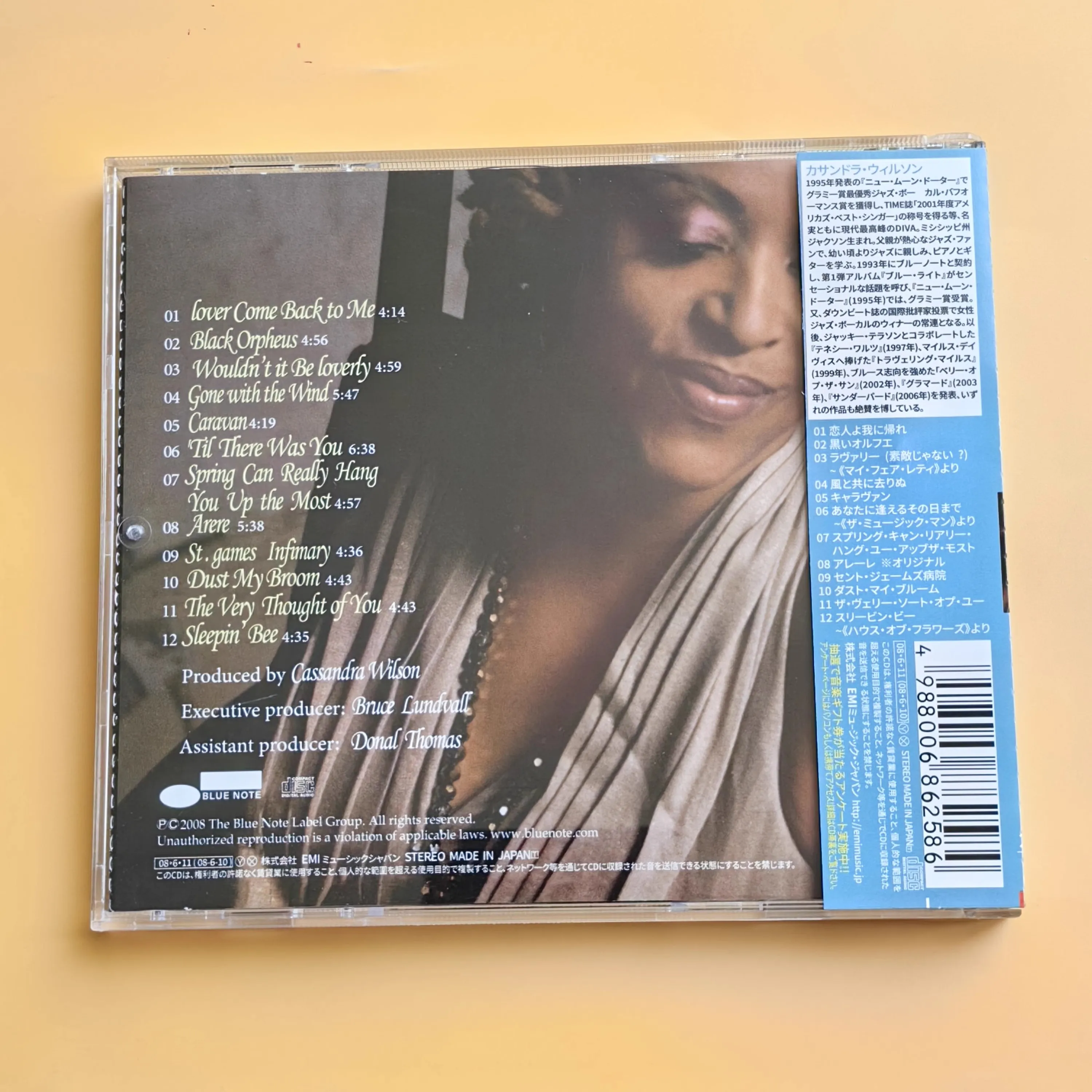 ألبوم جاز كاساندرا ويلسون للموسيقى CD Loverly Lover Come Back to Me Music Record Cosplay Walkman Car Soundtracks Box موسيقى الحفلات