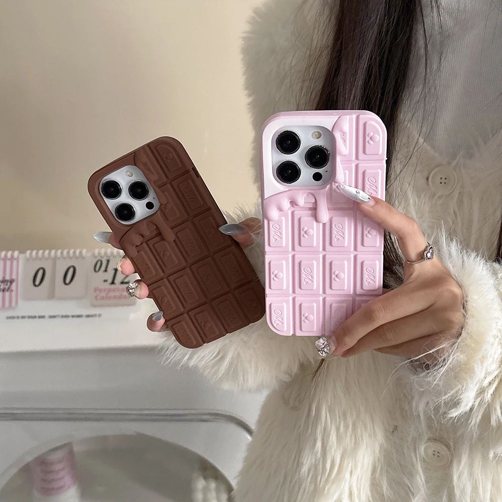 Cartoon Maus Schokolade Eis Fall Weiche Silikon Abdeckung Für iphone 17 Air 16 15 14 13 12 Pro Max 6 6S 7 8 Plus 5 5S 4 4S SE – Detail 9