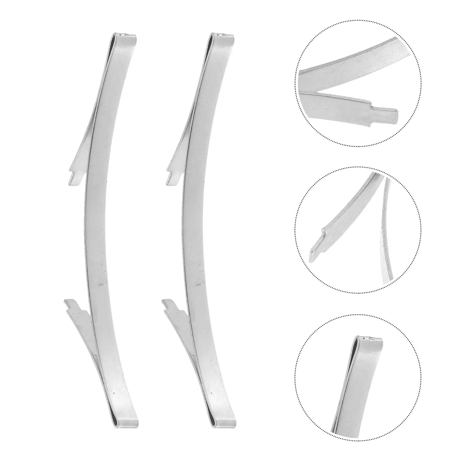 

8pcs Sliding Door Bottom Positioner Wardrobe Track Limiter For Heavy Closet Systems Buffer Track Door Stopper - Replacement