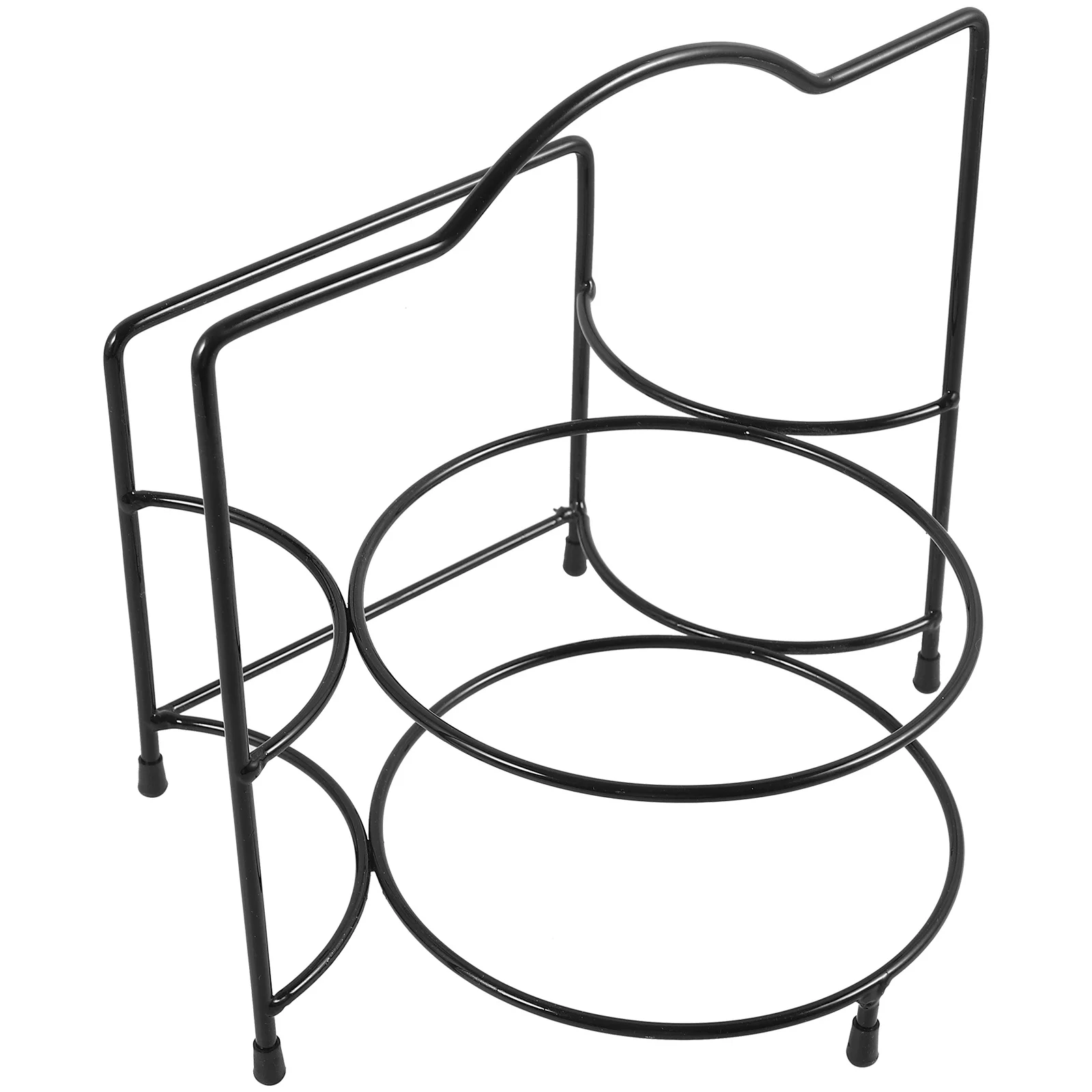 

Double Layer Seafood Holder Elegant Display Stand for Sushi Oysters Shrimp Crab Buffet Dessert Prep Station Durable