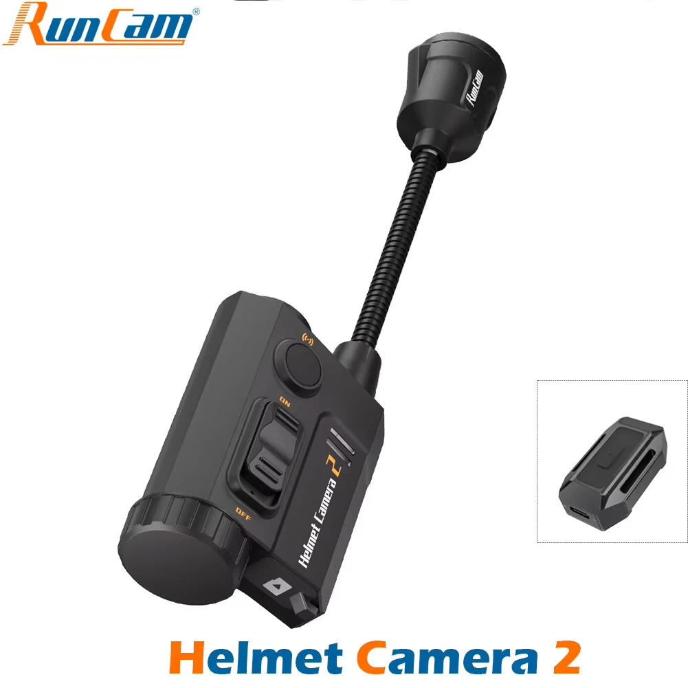 RunCam Helmet Camera 2 Night Vision Face Mask Recorder Airsoft Recording Long Battery Life 1920*1080 Waterproof APP Preview