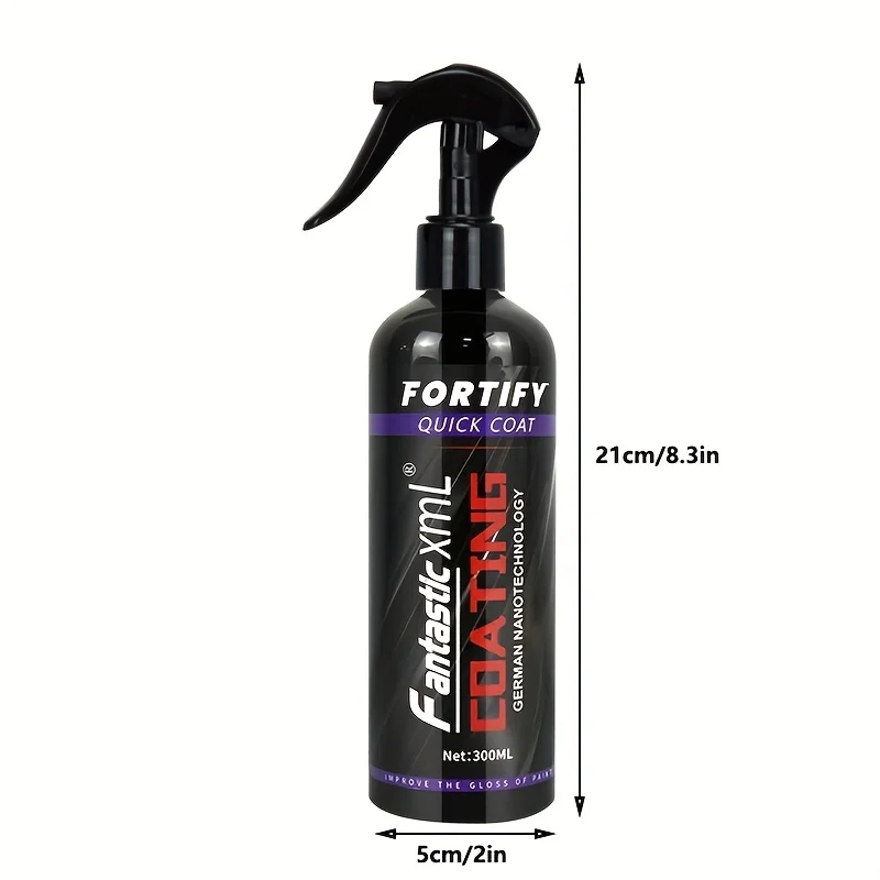 300ML Ceramic Car Coating Long-lasting Protection Waxes Sealants Quick Coat Hydrophobic Liquid Polymer Paint Care Spray