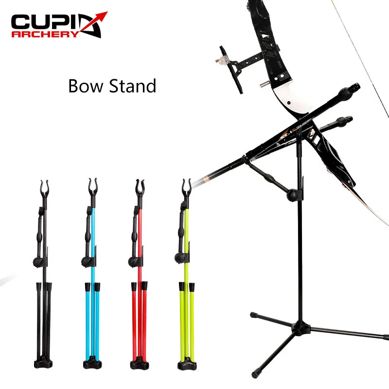 Bow Bracket Setting Up Balance Bar Multi Directional Adjustable Stand 58.5X6cm Alloy for Recurve Bow Archery Hunting Shooting