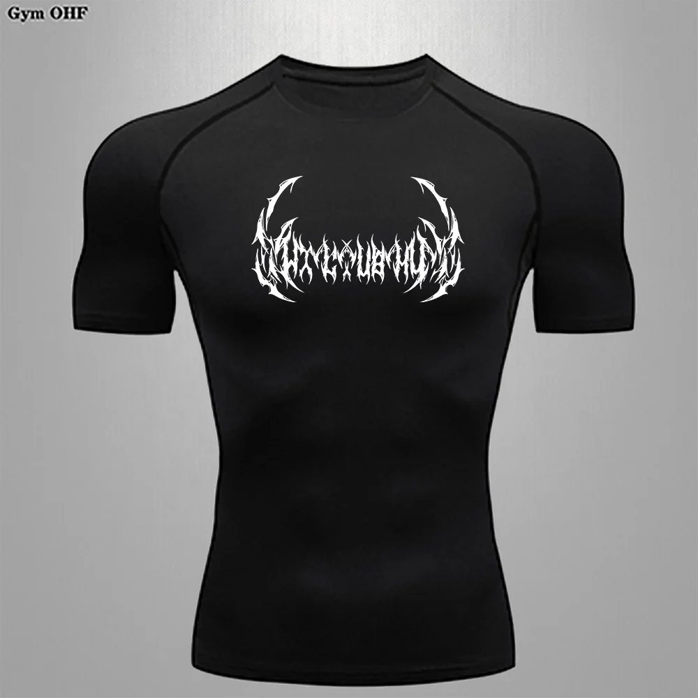 2024 New Fitness T-shirt Men\'s Muscle Gym Compression Sportswear Quick-drying Breathable Sports Shirt S-3XL Men\'s T-shirt MMA
