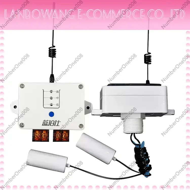 

Wireless Automatic Water Level Controller, Remote Control Float Switch for Water Tower Pool Pump, Auto Water Pumping System