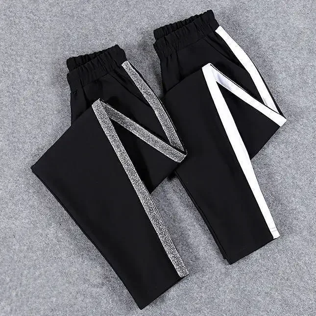 Women Pants Korean Style Student Track Internet Hot Casual High Elastic Harem Pants  Large Size Pantalones De Mujer