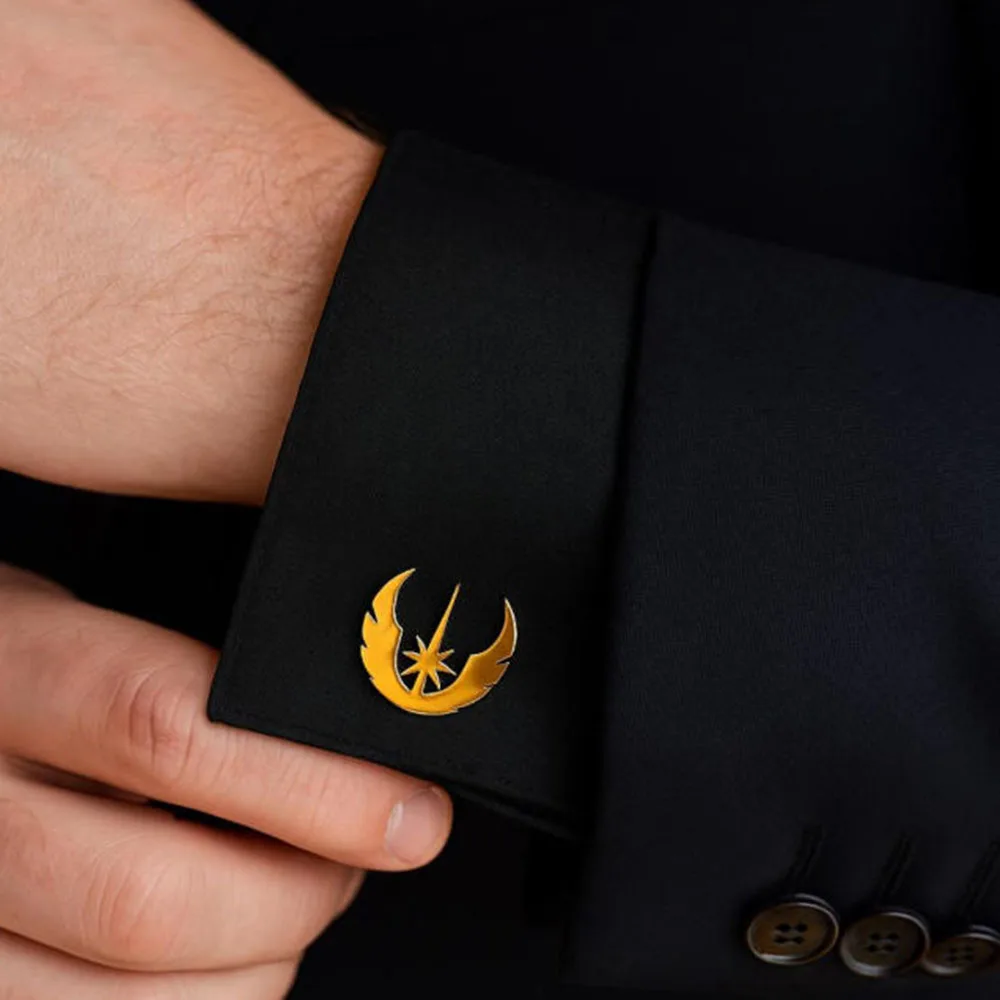 

Star Wars Jedi Order cufflinks, Jedi cufflinks, groomsmen gifts, Star Wars wedding cufflinks, birthday gifts